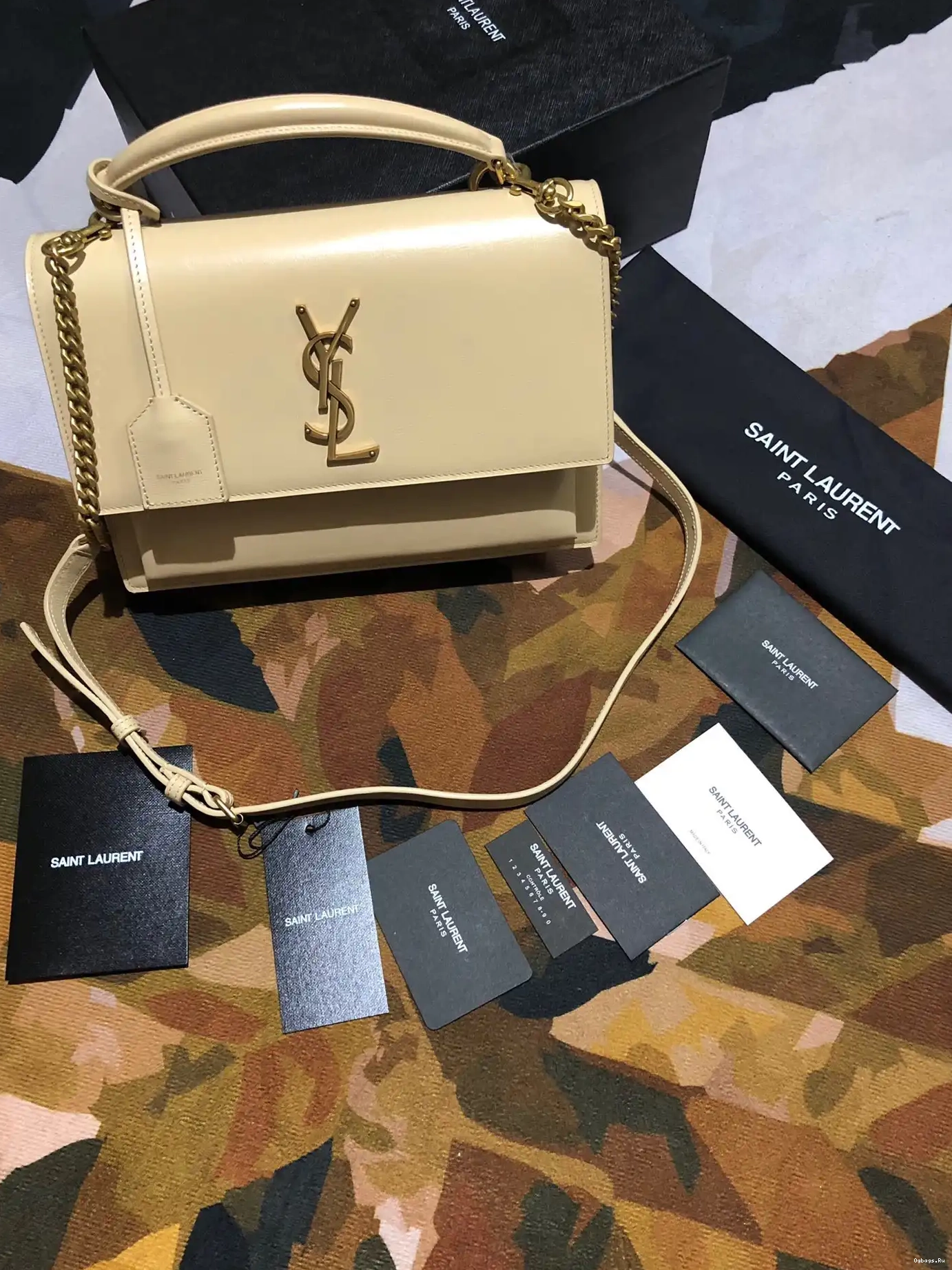 SMOOTH SATCHEL IN YSL SUNSET LEATHER MEDIUM 0704